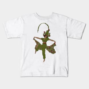 Art Nouveau Asparagus Hat Kids T-Shirt